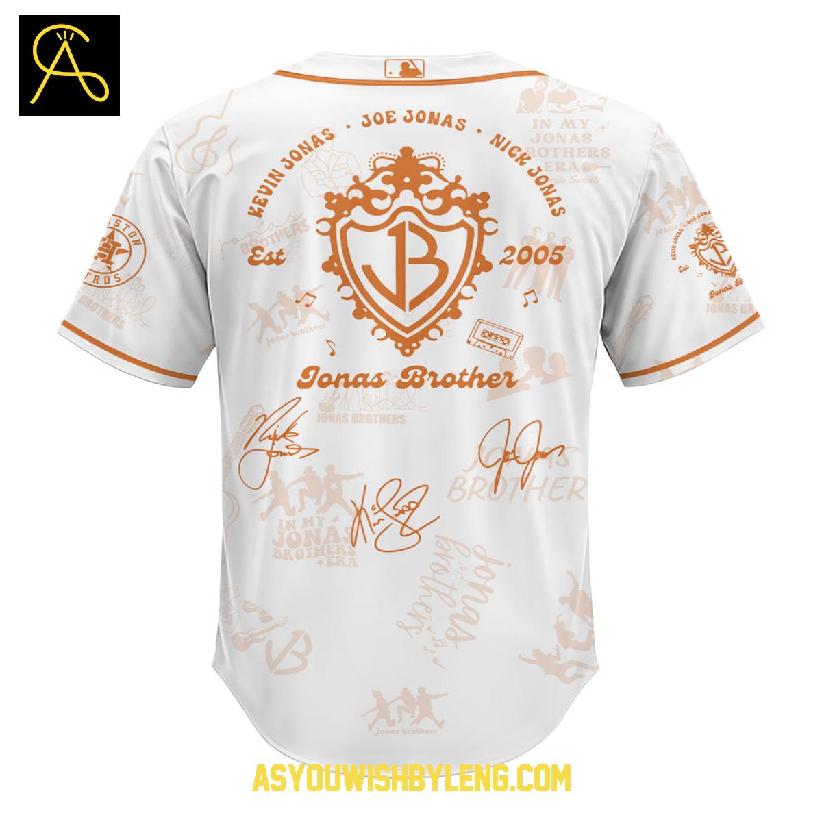 Houston Astros 2025 Jonas Brothers Living the Dream Tour Baseball Jersey Houston Astros 2025 Jonas Brothers Living the Dream Tour Baseball Jersey
