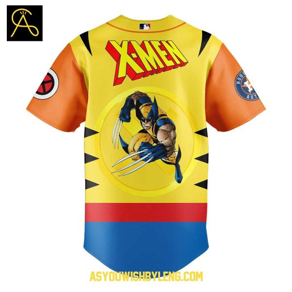 Houston Astros 2025 Wolverines Marvel Day Celebration Baseball Jersey