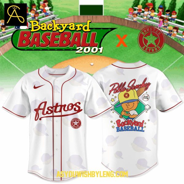 Houston Astros Backyard Baseball 2001-2025 Celebration Baseball Jersey