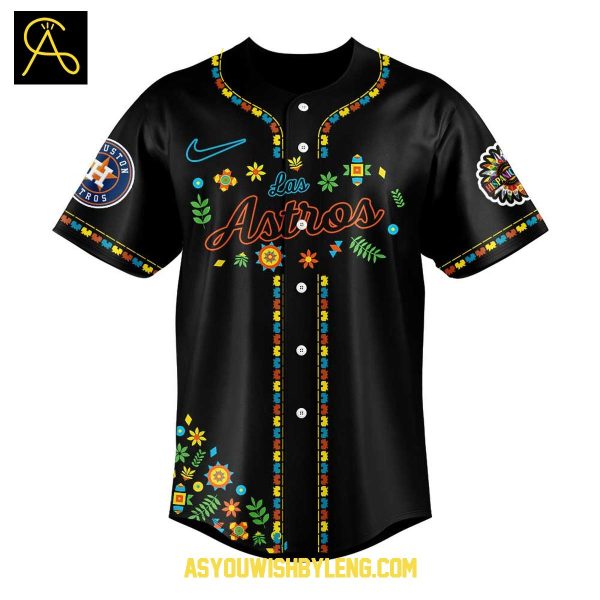 Houston Astros Las Astros Hispanic Heritage Night 2025 Baseball Jersey