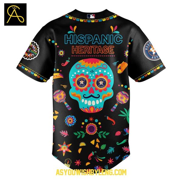 Houston Astros Las Astros Hispanic Heritage Night 2025 Baseball Jersey