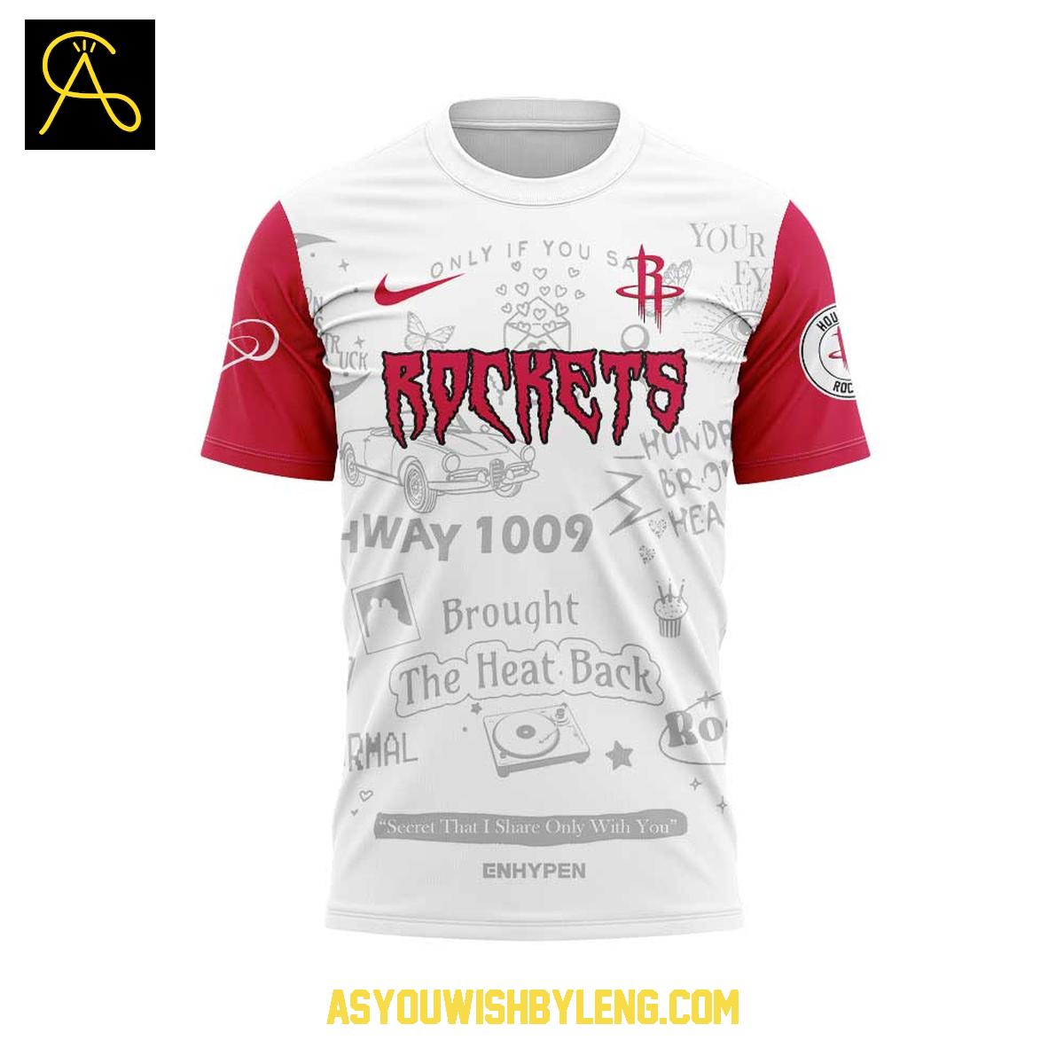 Houston Rockets Enhypen Manifesto Walk The Line 2025 Hoodie T-Shirt Houston Rockets Enhypen Manifesto Walk The Line 2025 Hoodie T-Shirt