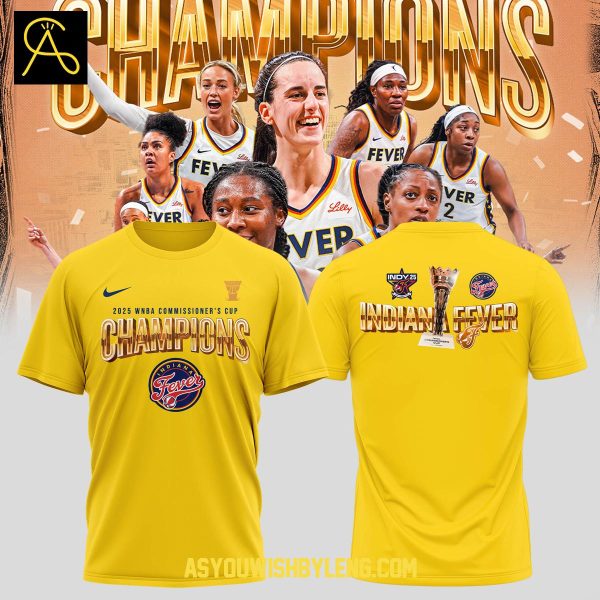 Indiana Fever Commissioner’s Cup Champions 2025 Hoodie T-Shirt
