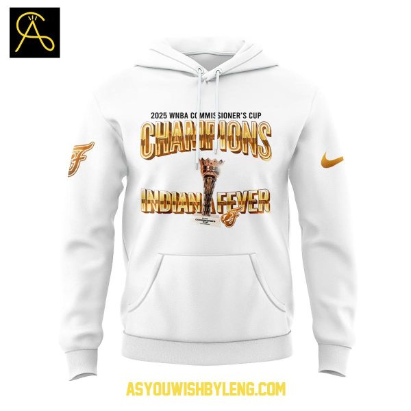 Indiana Fever WNBA Commissioner’s Cup Champions 2025 Hoodie T-Shirt