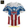 Iowa Cubs Marvel 2025 Captain America Hero Team Baseball Jersey