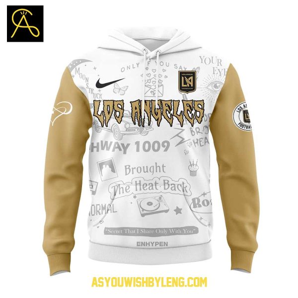 LAFC Los Angeles Enhypen Manifesto Walk The Line 2025 Hoodie T-Shirt