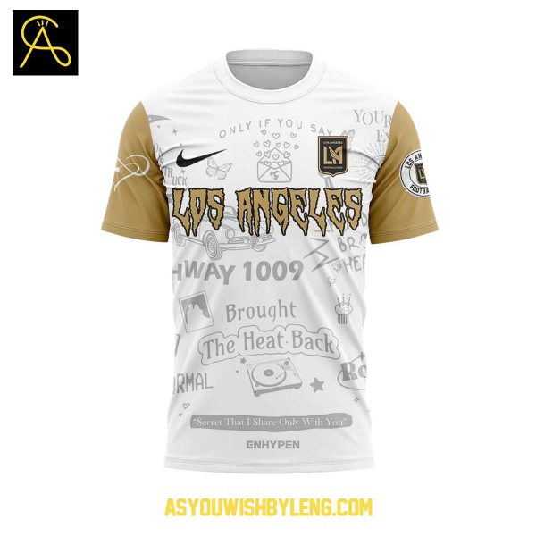 LAFC Los Angeles Enhypen Manifesto Walk The Line 2025 Hoodie T-Shirt