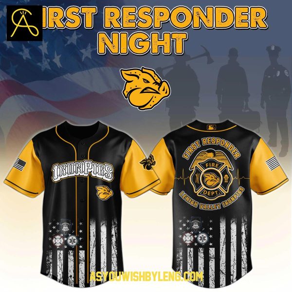 Lehigh Valley IronPigs First Responders Night 2025 Honor Baseball Jersey