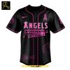 Los Angeles Angels 2025 Blink 182 Missionary Impossible Tour Baseball Jersey