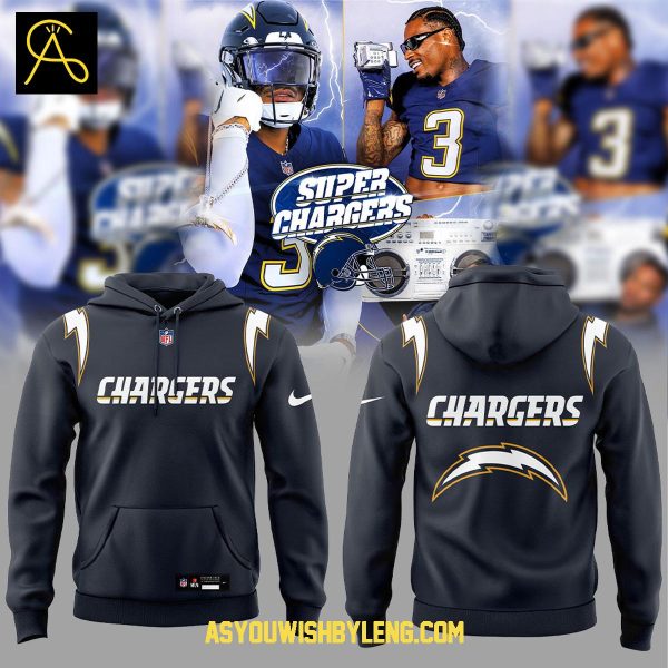Los Angeles Chargers Celebrate Super Chargers Navy 2025 Hoodie T-Shirt