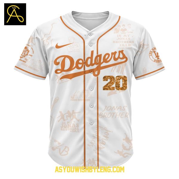 Los Angeles Dodgers 2025 Jonas Brothers Living the Dream Tour Baseball Jersey