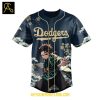 Los Angeles Dodgers Demon Slayer Kimetsu No Yaiba 2025 Baseball Jersey
