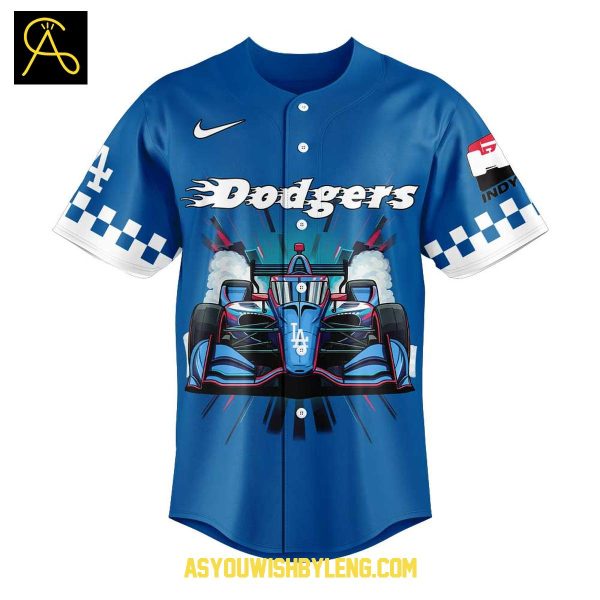 Los Angeles Dodgers IndyCar Racing 2025 Baseball Jersey