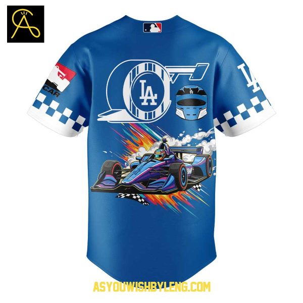 Los Angeles Dodgers IndyCar Racing 2025 Baseball Jersey