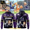 Penrith Panthers Bluey And Bingo 2025 Heeler Family Hoodie T-Shirt