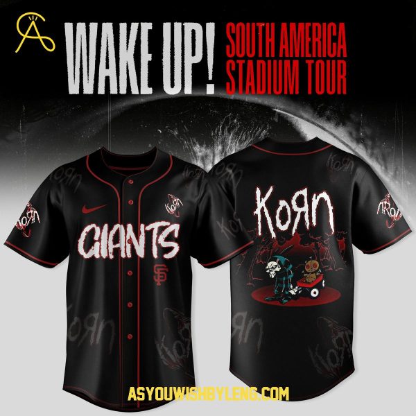 New York Giants Korn American Tour 2025 Celebration Baseball Jersey