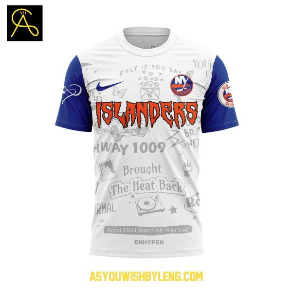 New York Islanders Enhypen Manifesto Walk The Line 2025 Hoodie T-Shirt