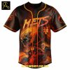 New York Mets Ghost Rider Marvel Chains Of Flame 2025 Baseball Jersey