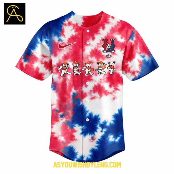 New York Mets Grateful Dead 2025 Calling All Dead Heads Baseball Jersey