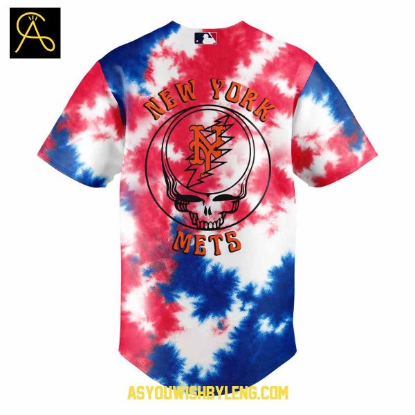 New York Mets Grateful Dead 2025 Calling All Dead Heads Baseball Jersey