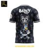 New Zealand Warriors 2025 Bluey Heeler Rugby Hoodie T Shirt