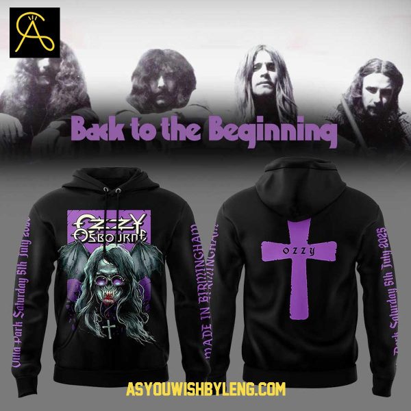 Ozzy Osbourne 1948-2025 Black Sabbath Back To The Beginning Hoodie T-Shirt