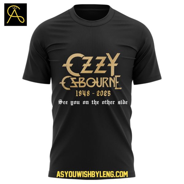 Ozzy Osbourne 1948-2025 Black Sabbath Thank You For The Memories Hoodie T-Shirt