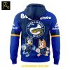 Parramatta Eels Bluey And Bingo Heeler Family 2025 Hoodie T Shirt