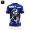 Parramatta Eels Bluey And Bingo Heeler Family 2025 Hoodie T Shirt