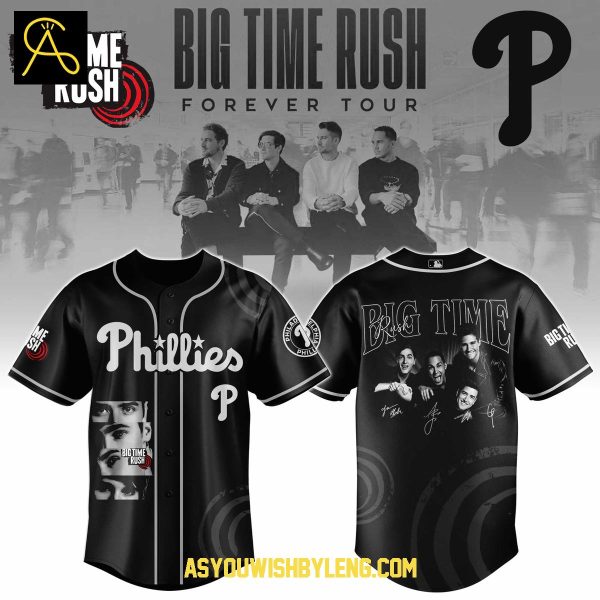 Philadelphia Phillies 2025 Big Time Rush Forever Tour Celebration Baseball Jersey