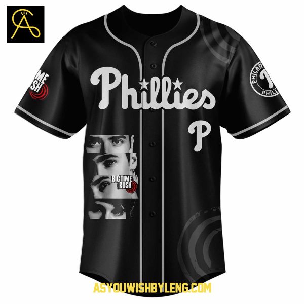 Philadelphia Phillies 2025 Big Time Rush Forever Tour Celebration Baseball Jersey