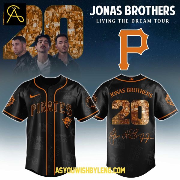 Pittsburgh Pirates MLB Jonas Brothers Tour 2025 Celebration Baseball Jersey