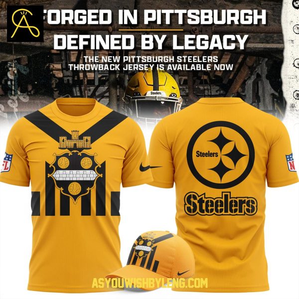 Pittsburgh Steelers 2025 Forged In Pittsburgh Legacy Hoodie T-Shirt