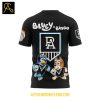 Port Adelaide Power Bluey And Bingo 2025 Heeler Family Hoodie T Shirt