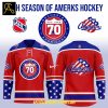 Rochester Americans Celebrating 70th Season Of Amerks 2025 Hockey Jersey