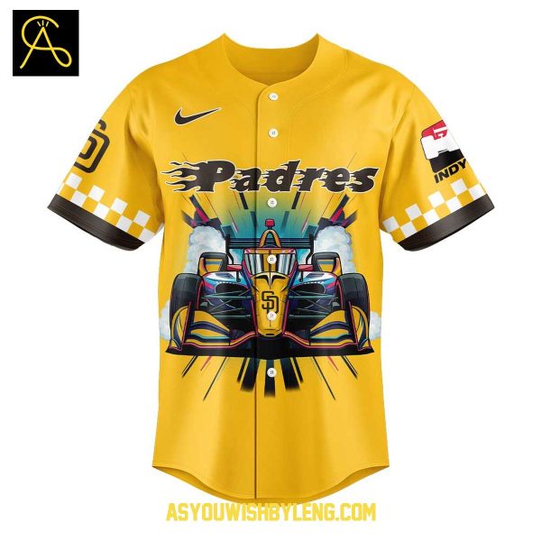 San Diego Padres IndyCar Racing 2025 Baseball Jersey