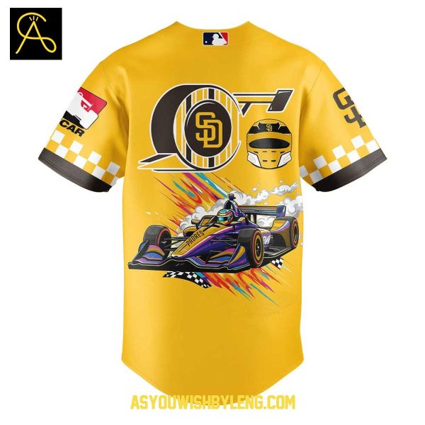 San Diego Padres IndyCar Racing 2025 Baseball Jersey