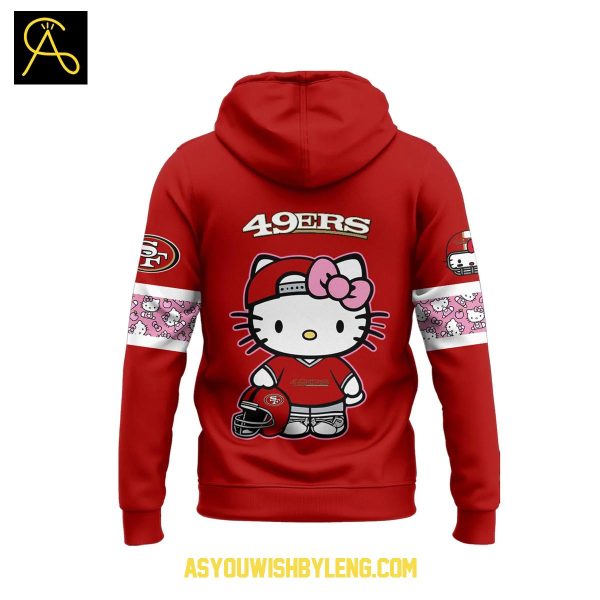 San Francisco 49ers Collab Hello Kitty Let’s Celebrate 2025 Hoodie T-Shirt