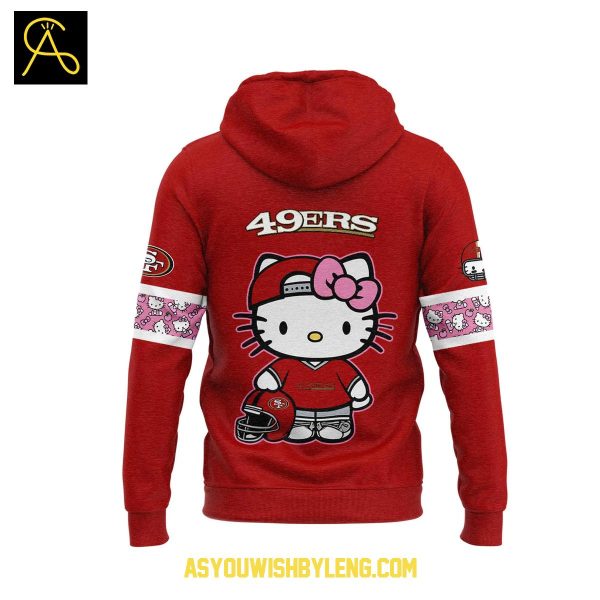 San Francisco 49ers Collab Hello Kitty Let’s Celebrate 2025 Hoodie T-Shirt