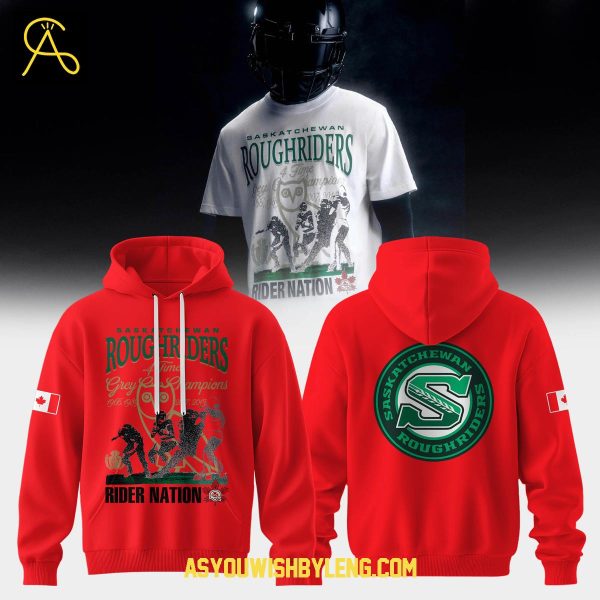 Saskatchewan Roughriders October’s Very Own 2025 New Era Canada Hoodie T-Shirt