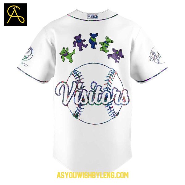 Savannah Visitors Grateful Dead Night 2025 Memories Baseball Jersey