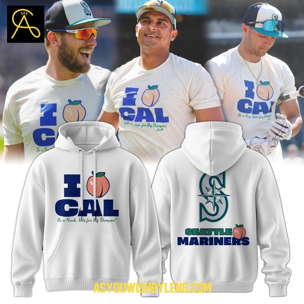 Seatle Mariners 2025 All-Star Be a Peach Vote Cal Hoodie T-Shirt