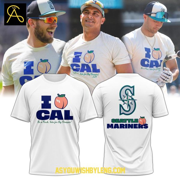 Seatle Mariners 2025 All-Star Be a Peach Vote Cal Hoodie T-Shirt