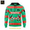 South Sydney Rabbitohs Mickey Mouse Disney Friends 2025 Hoodie T Shirt