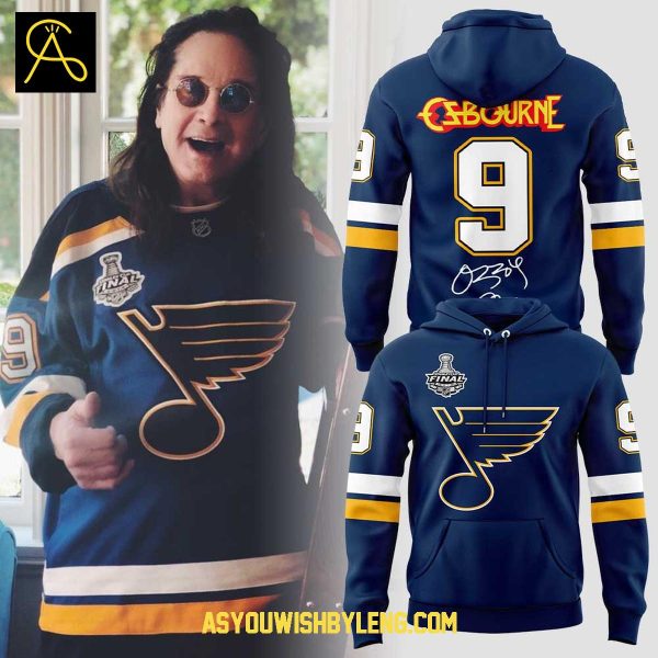 St. Louis Blues Ozzy Osbourne 1948-2025 Black Sabbath Love You Hoodie T-Shirt
