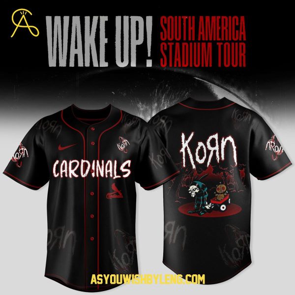 St. Louis Cardinals Korn American Tour 2025 Celebration Baseball Jersey