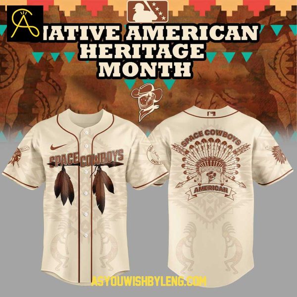 Sugar Land Space Cowboys 2025 Native American Heritage Month Baseball Jersey