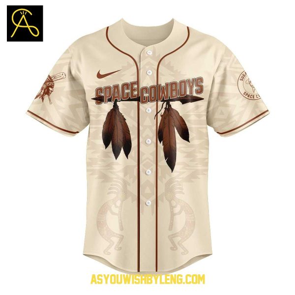 Sugar Land Space Cowboys 2025 Native American Heritage Month Baseball Jersey