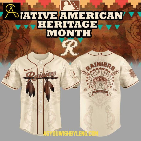 Tacoma Rainiers 2025 Native American Heritage Month Celebrate Baseball Jersey