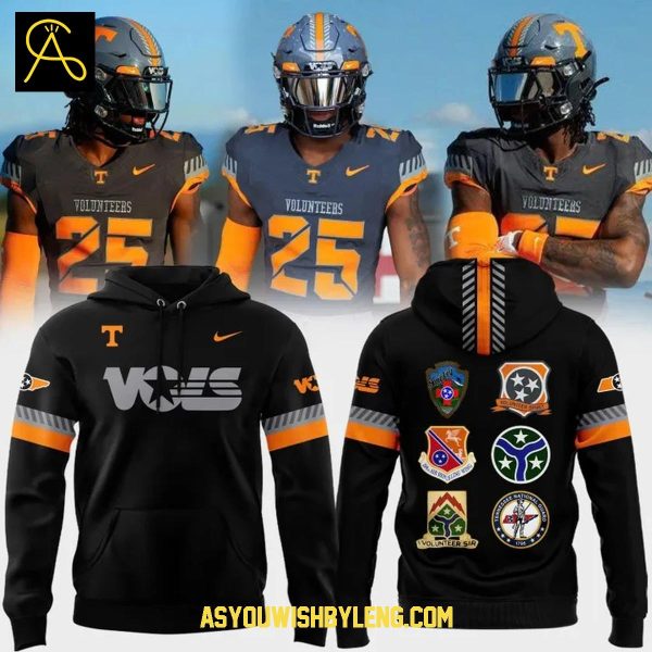 Tennessee Volunteers 2025 Black Volunteer Spirit Scout Hoodie T-Shirt